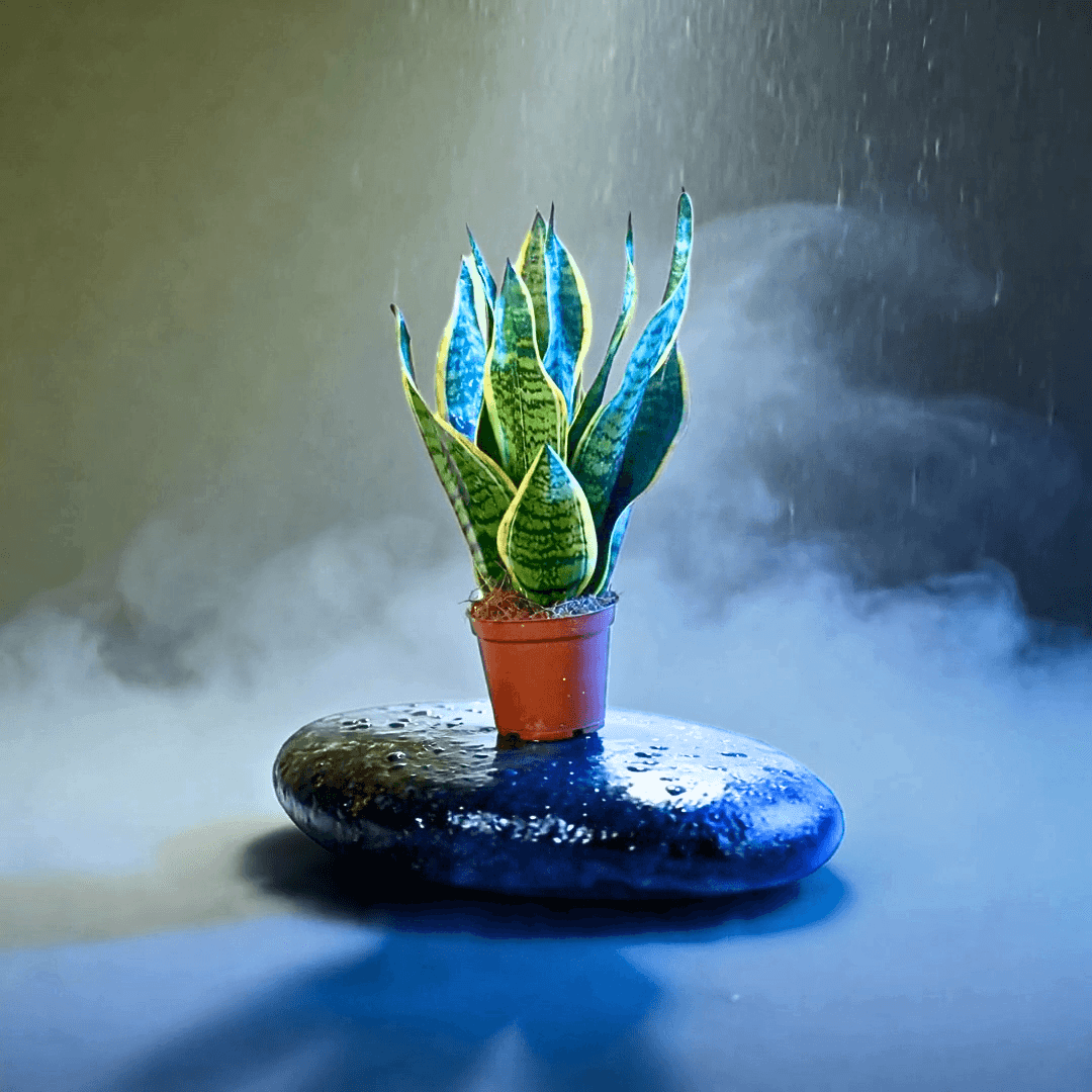 4 pflegeleichte Zimmerpflanzen wenig Licht: Efeutute hängend, Schwiegermutterzunge aufrecht, ZZ-Plant Glücksfeder kompakt, Grünlilie buschig sadplants.fun